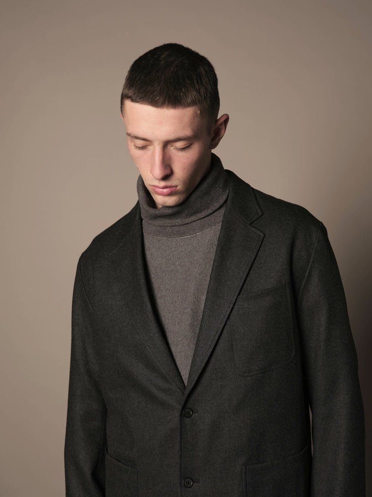 A VONTADE  Turtle Neck Sweat L/S VTD-0441-CS2 CG/CHA