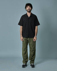 A VONTADE / Open Collar Shirts S/S 9 BLACK