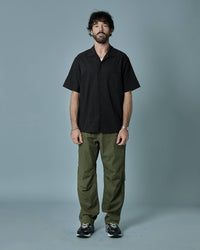 A VONTADE / Open Collar Shirts S/S 9 BLACK