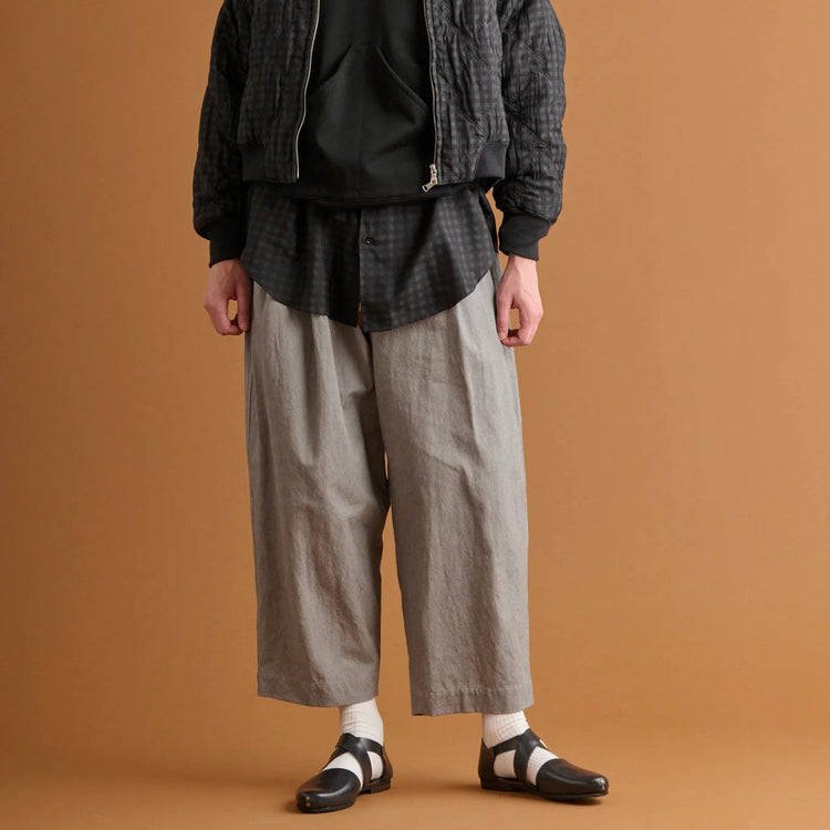 HAVERSACK / Back Satin Easy Wide Pants