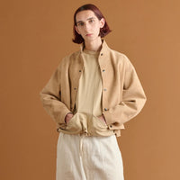 HAVERSACK / Heavy Dry Jersey Raglan Long T-Shirt BEIGE