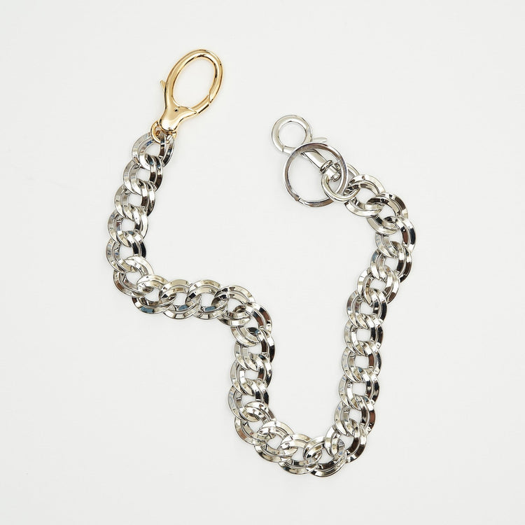 HIDAKA/ DOUBLE CURB PANTS CHAIN