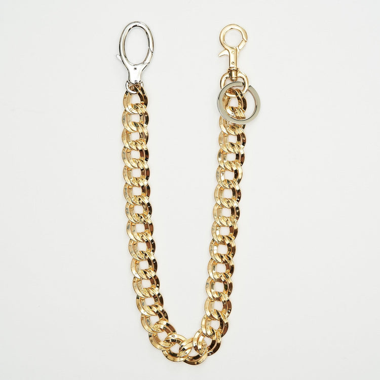 HIDAKA/ DOUBLE CURB PANTS CHAIN