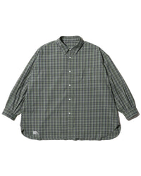 FreshService  MADRAS DRY TECH REGULAR COLLAR SHIRT   KHAKI