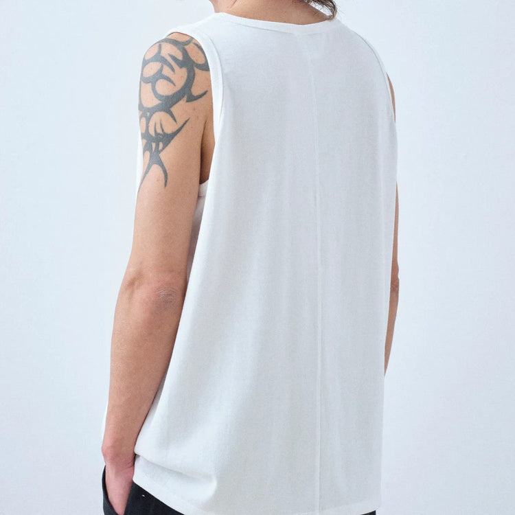 armi / 残布 Zan;p TANK TOP - WHITE