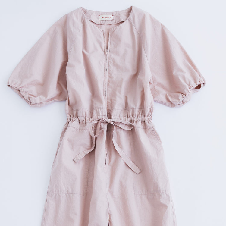MEYAME  HALF ZIP ALL IN ONE PINK
