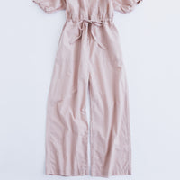 MEYAME / HALF ZIP ALL IN ONE PINK