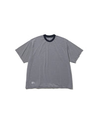 FreshService  MICRO BORDER S/S TEE  WHITE*NAVY