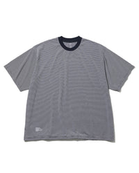 FreshService  MICRO BORDER S/S TEE  WHITE*NAVY