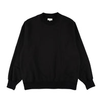 KANEMASA PHIL  36G Fine Sweat Freedom Sleeve Pullover BLACK DYE
