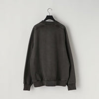 KANEMASA PHIL 36G Fine Sweat Freedom Sleeve Pullover CHARCOAL PIGMENT