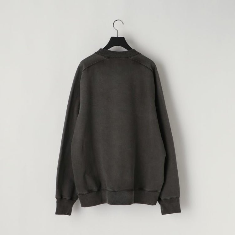 KANEMASA PHIL 36G Fine Sweat Freedom Sleeve Pullover CHARCOAL PIGMENT