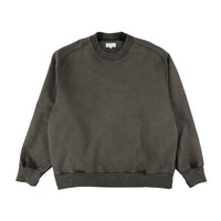 KANEMASA PHIL  36G Fine Sweat Freedom Sleeve Pullover CHARCOAL PIGMENT