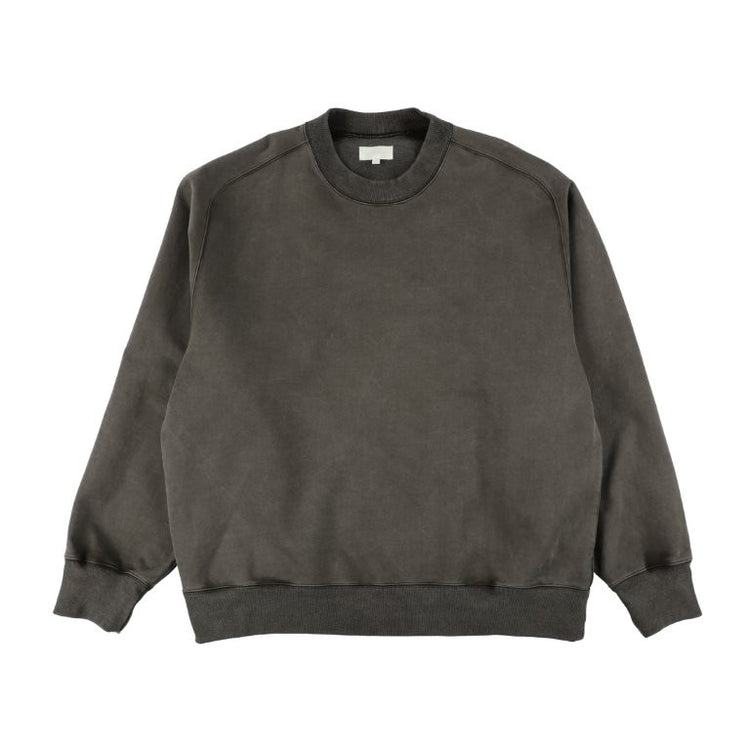 KANEMASA PHIL  36G Fine Sweat Freedom Sleeve Pullover CHARCOAL PIGMENT