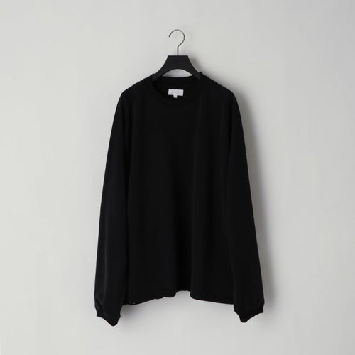 KANEMASA PHIL 28G Cupro Freedom Sleeve Pullover BLACK