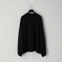 KANEMASA PHIL  28G Cupro Freedom Sleeve Pullover BLACK