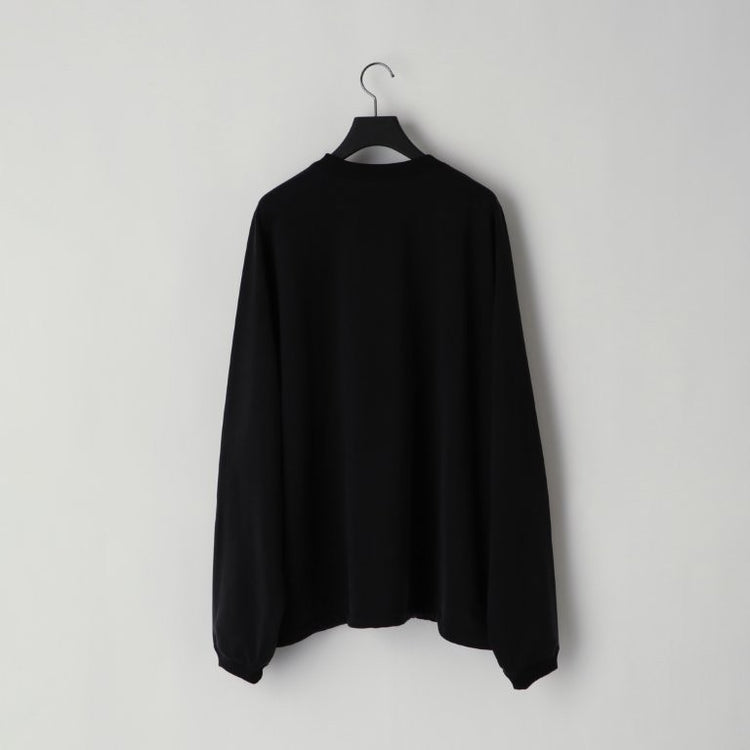KANEMASA PHIL  28G Cupro Freedom Sleeve Pullover BLACK