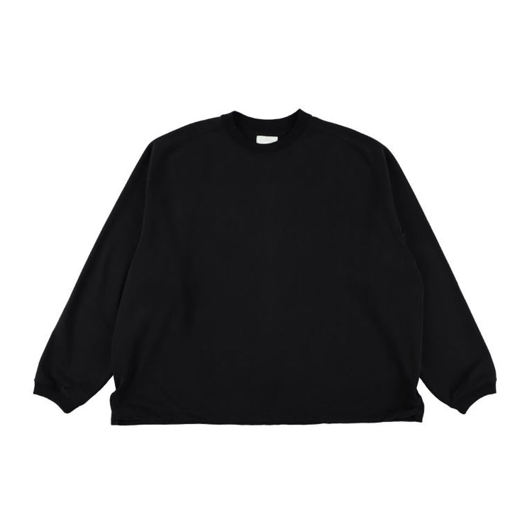 KANEMASA PHIL  28G Cupro Freedom Sleeve Pullover BLACK