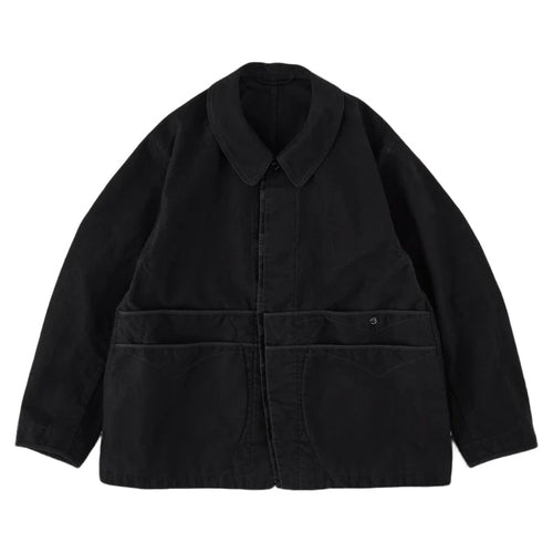 PORTER CLASSIC  NEW MOLESKIN SERVEUR JACKET BFA-P-019-4145 BLACK