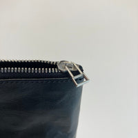 REEL/Flat zip pouch, size: M (Flat zip pouch), BLACK