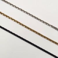 NL (Neil) / Oliver glass cord Silver