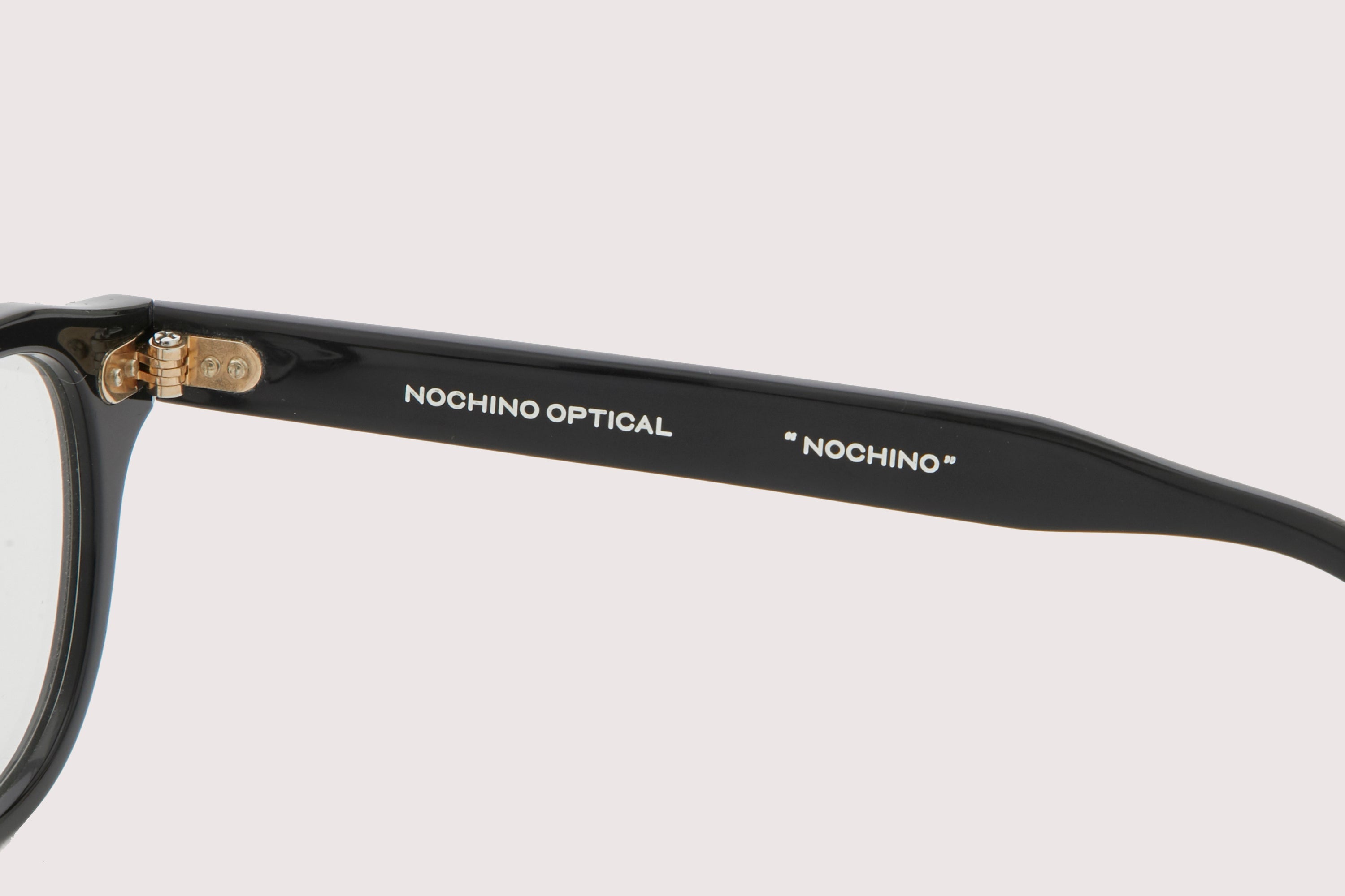 NOCHINO OPTICAL / NOCHINO #1. GLOSS BLACK × CLEAR TO GREY