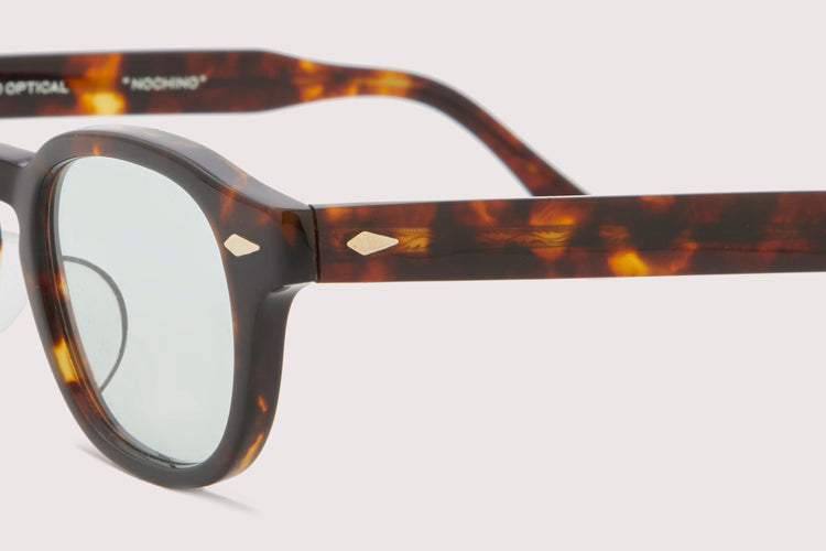 NOCHINO OPTICAL / NOCHINO #3. RICH AMBER × GREY GREEN TO D.GREY (Photochromic Model)