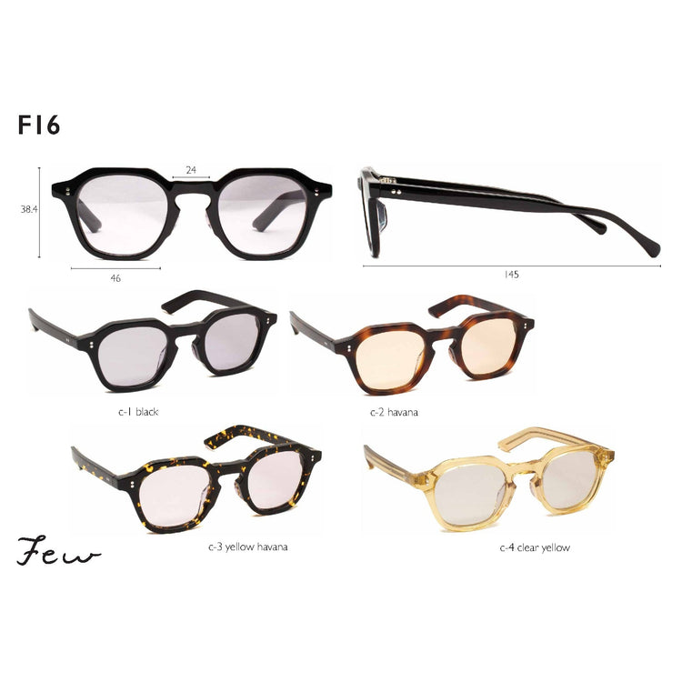 Few / F16 Sunglasses C-6 DARK GREY