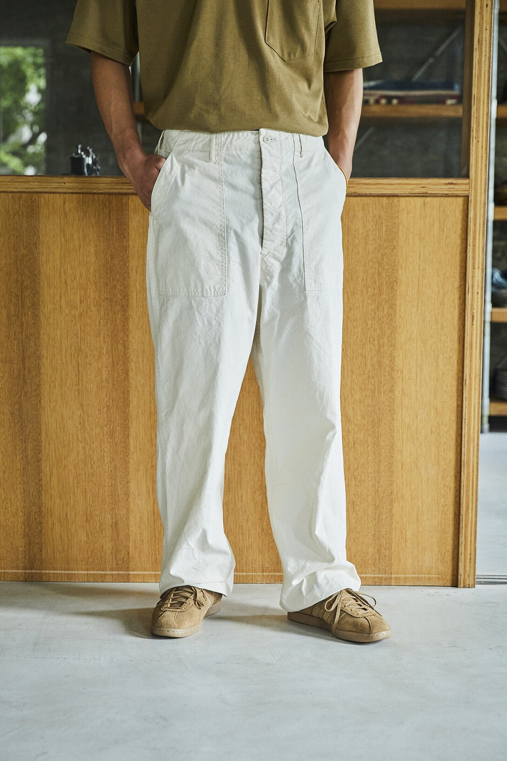 orslow SUMMER FATIGUE PANTS ECRU 01-5103-M66 – CASDAY / キャスデイ