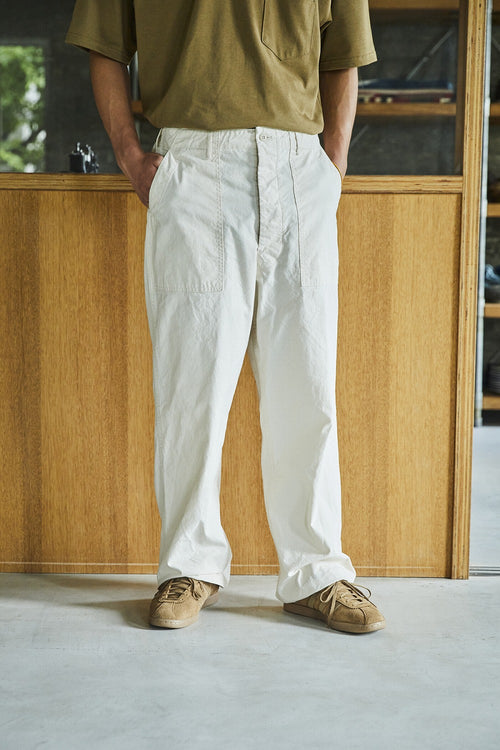 orslow SUMMER FATIGUE PANTS ECRU 01-5103-M66