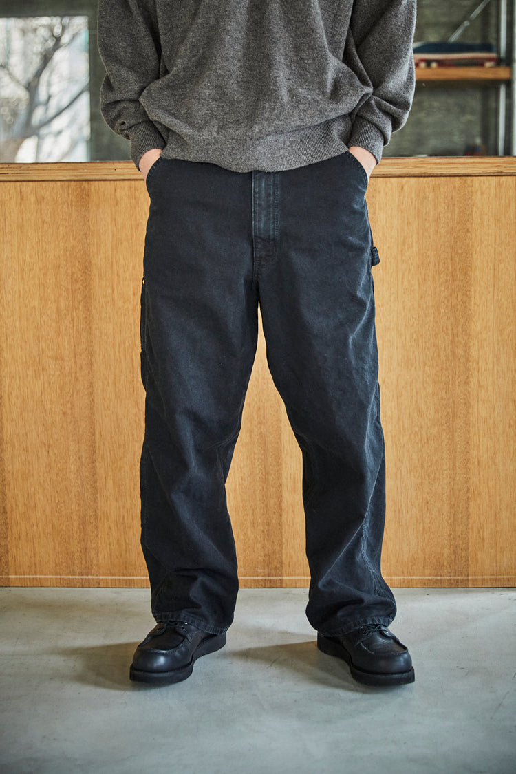 orslow / DAD'S FIT OXFORD PAINTER PANTS BLACK