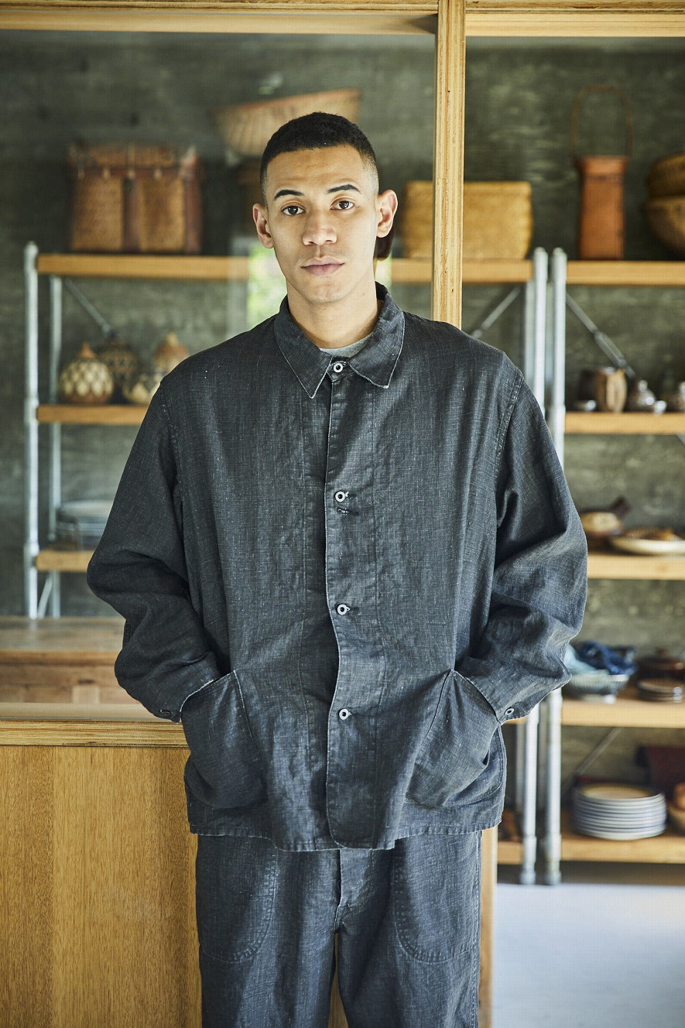 orslow WWII 40'S SUMI COATED LINEN COVERALL 01-6250-61 – CASDAY