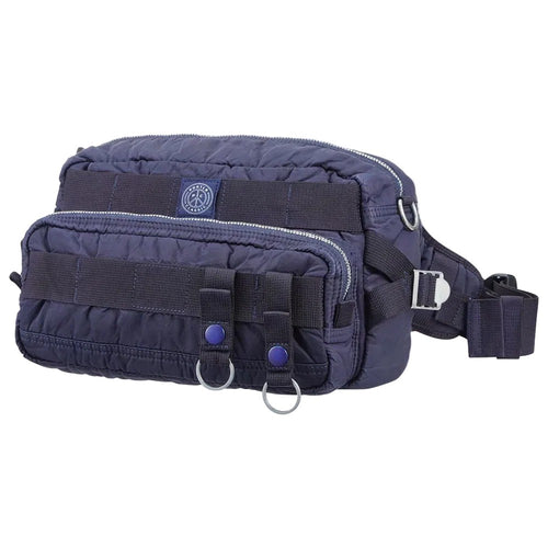 PORTER CLASSIC  SUPER NYLON WAIST BAG BLUE