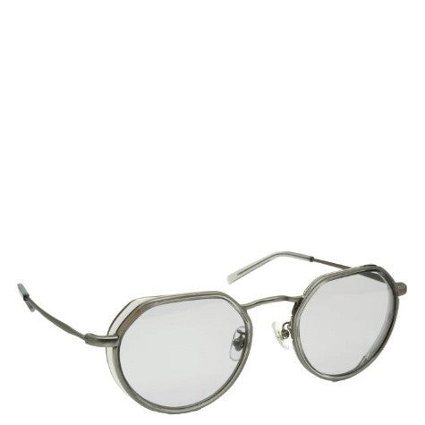 NEW. BISHOP-SP C-3 antique silver*clear grey sunglasses