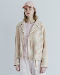 MEYAME   SOFT RIB SIDE STITCH CARDIGAN MEY-2335 LIGHT PINK