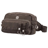 PORTER CLASSIC  SUPER NYLON WAIST BAG BLACK