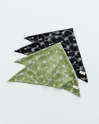 MEYAME EMBROIDERED SCARF MEY-2433 OLIVE
