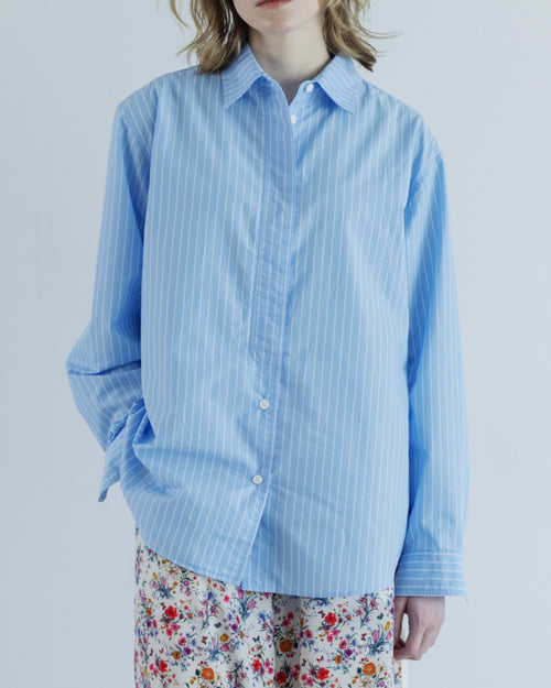 MEYAME  STRIPED SHIRT BLUE