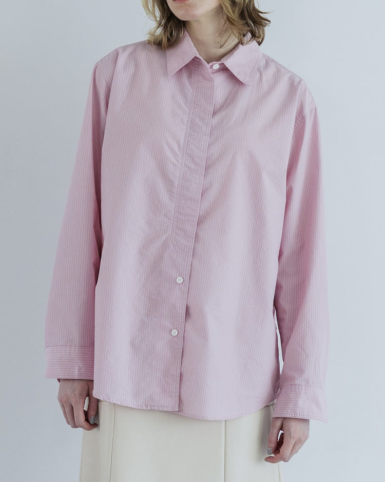 MEYAME  STRIPED SHIRT PINK