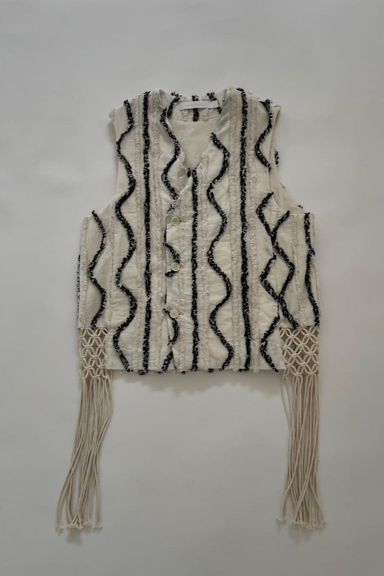 ASEEDONCLOUD  Windcatcher vest 261702Off white