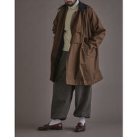 HAVERSACK / オイルクロス ラグランコート BROWN