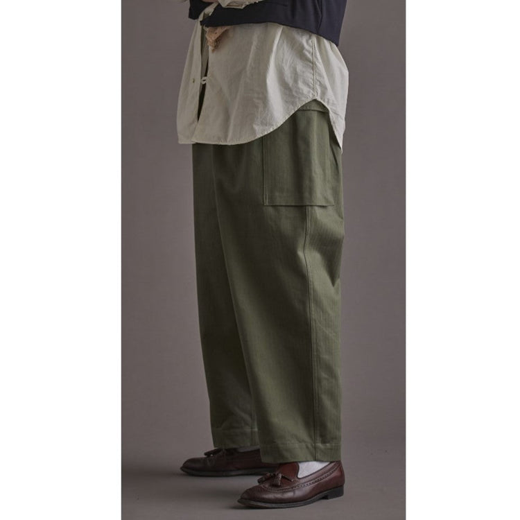 HAVERSACK / 共地ベルト付きM43型 ワイドカーゴパンツ