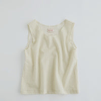 MEYAME / LIGHT COTTON STRIPE SLEEVELESS BLUE