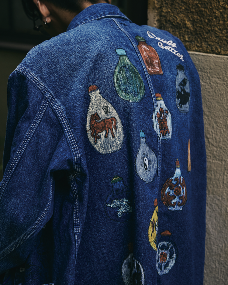 Work of Art Kendai /  DENIM COVERALL AGED WASH