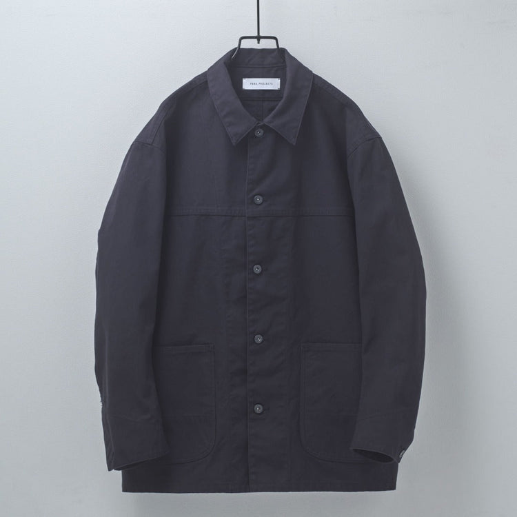 PERS PROJECTS ARON COVERALL GERMAN CANVAS INK BLACK