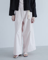 MEYAME  SIDE LINE WIDE PANTS PINK