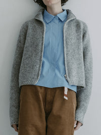 MEYAME FLY FRONT SHORT SHIRTS BLUE