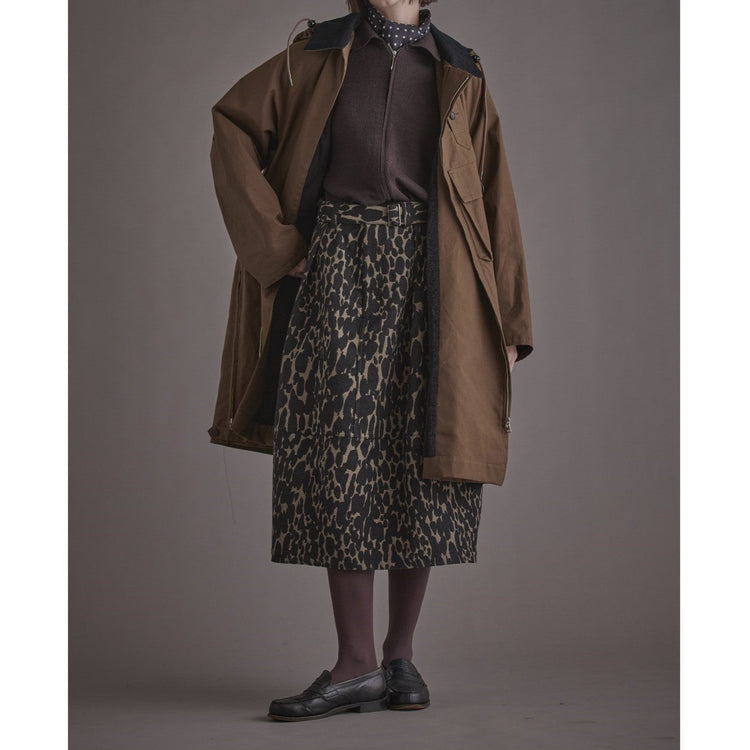 HAVERSACK / Oilcloth Raglan Coat BROWN