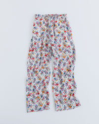 MEYAME  COZY PANTS (FLOWER) MEY-2319 WHITE