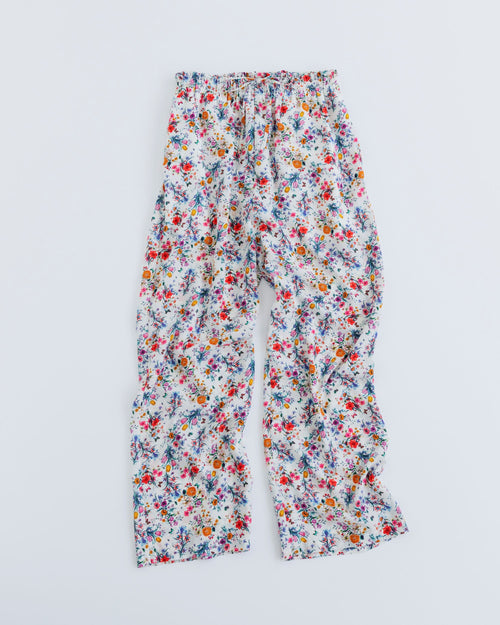 MEYAME  COZY PANTS (FLOWER) MEY-2319 WHITE